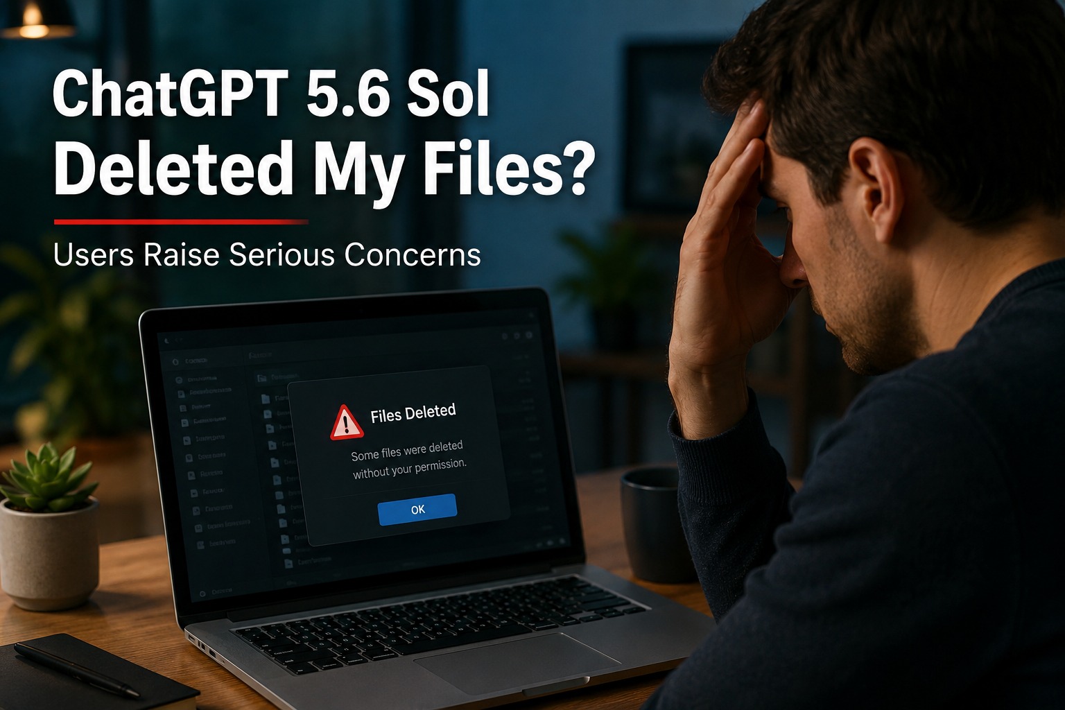 ChatGPT GPT-5.6 Sol Under Fire After Users Claim It Deleted Files Without Permission