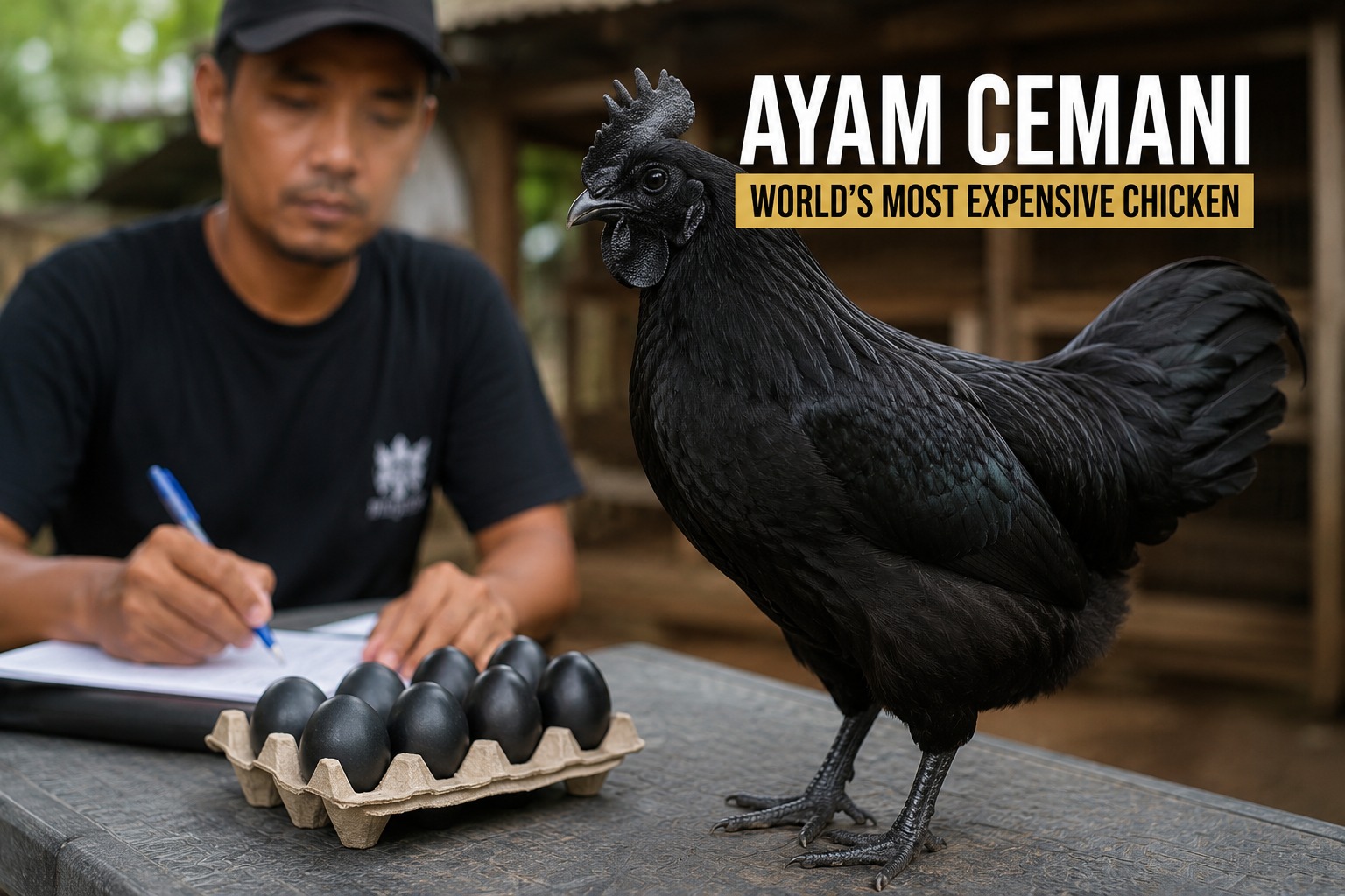 Ayam Cemani: The World’s Most Expensive Black Chicken Worth Millions
