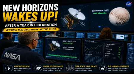 NASA's New Horizons Spacecraft Wakes Up After a Year in Hibernation, Bringing Fresh Hope for Deep Space Discoveries