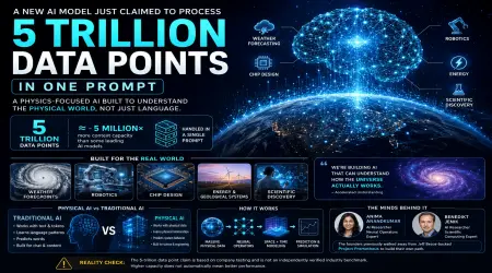 5 Trillion Data Points in One Prompt: The AI Model Trying to Understand the Physical World