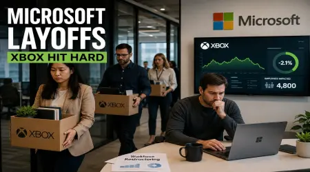 Microsoft Lays Off Nearly 4,800 Employees as Xbox Faces Major Restructuring