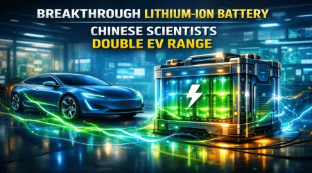 Chinese Scientists Develop New Lithium-Ion Battery That Could Double Electric Vehicle Range