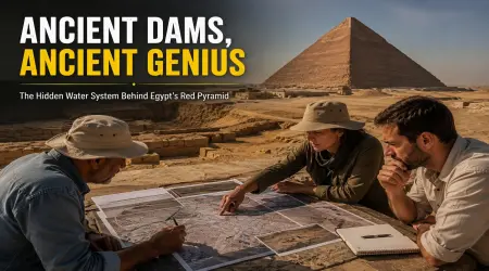 Ancient Dams Near Egypt’s Red Pyramid May Reveal How Pyramids Were Built