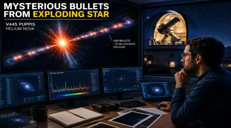 Mysterious “Bullets” Ejected from Exploding Star Surprise Astronomers