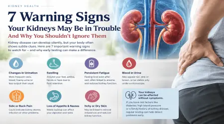 7 Warning Signs of Kidney Disease You Should Never Ignore