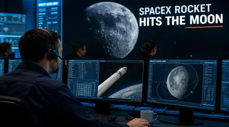 When Will SpaceX’s Defunct Rocket Hit the Moon? What Scientists Expect From the Historic Impact