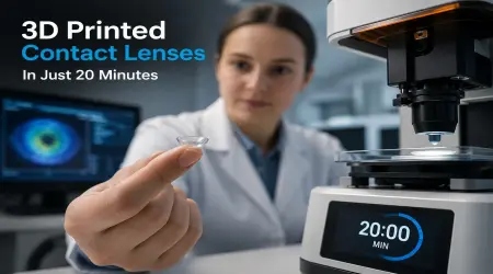 3D-Printed Contact Lenses in Just 20 Minutes: A Breakthrough That Could Transform Eye Care