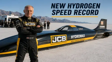 British Driver Andy Green Sets New World Speed Record With Hydrogen-Powered Car