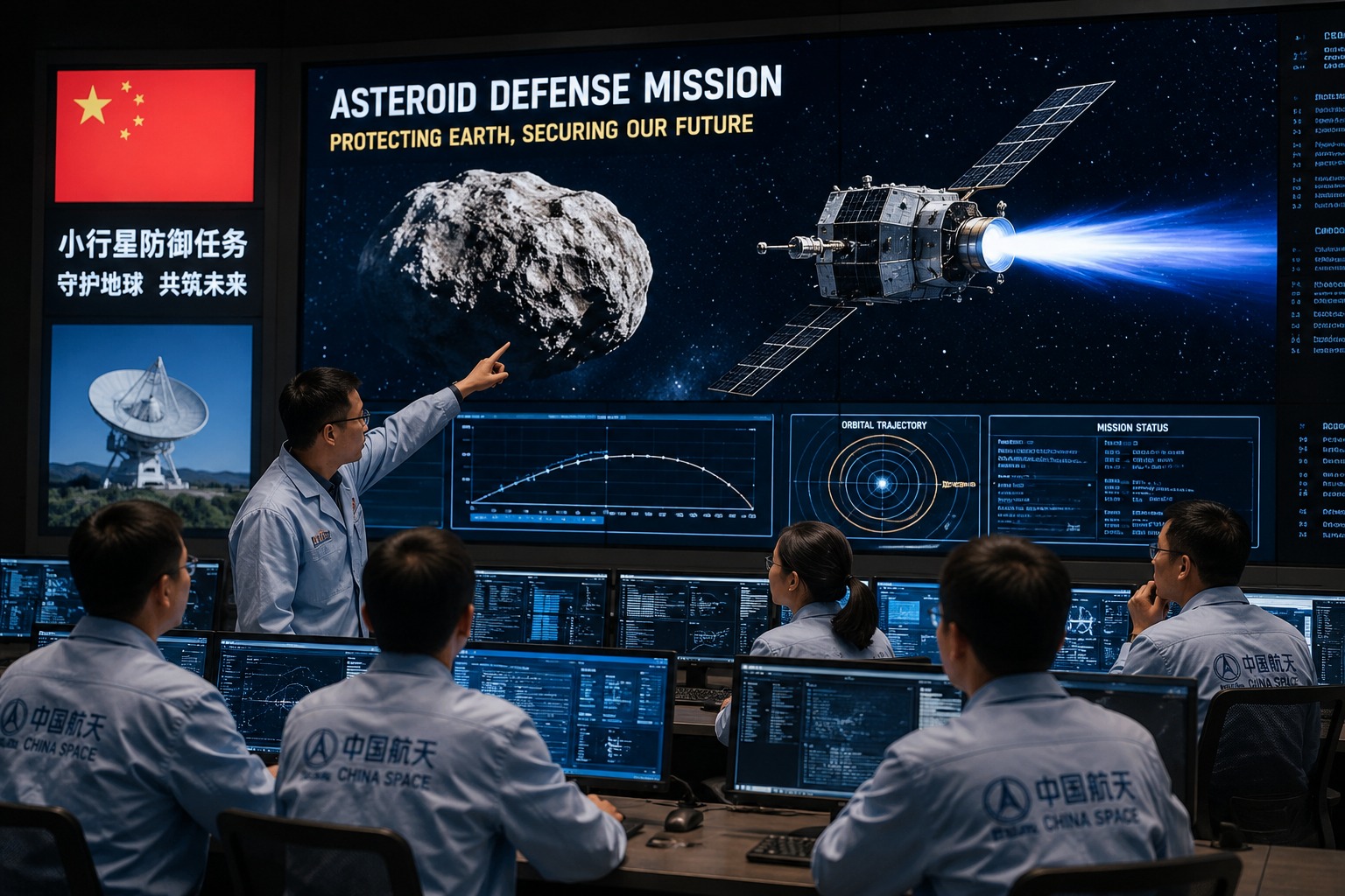 China's Asteroid Defense Mission: Preparing to Crash a Spacecraft into an Asteroid Before 2030